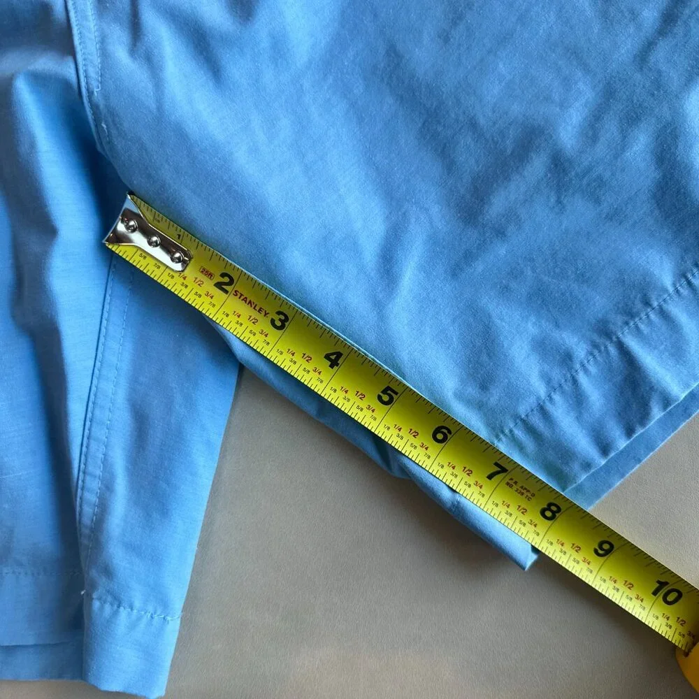 Faherty All Day Shorts Mens 38 Light Blue
